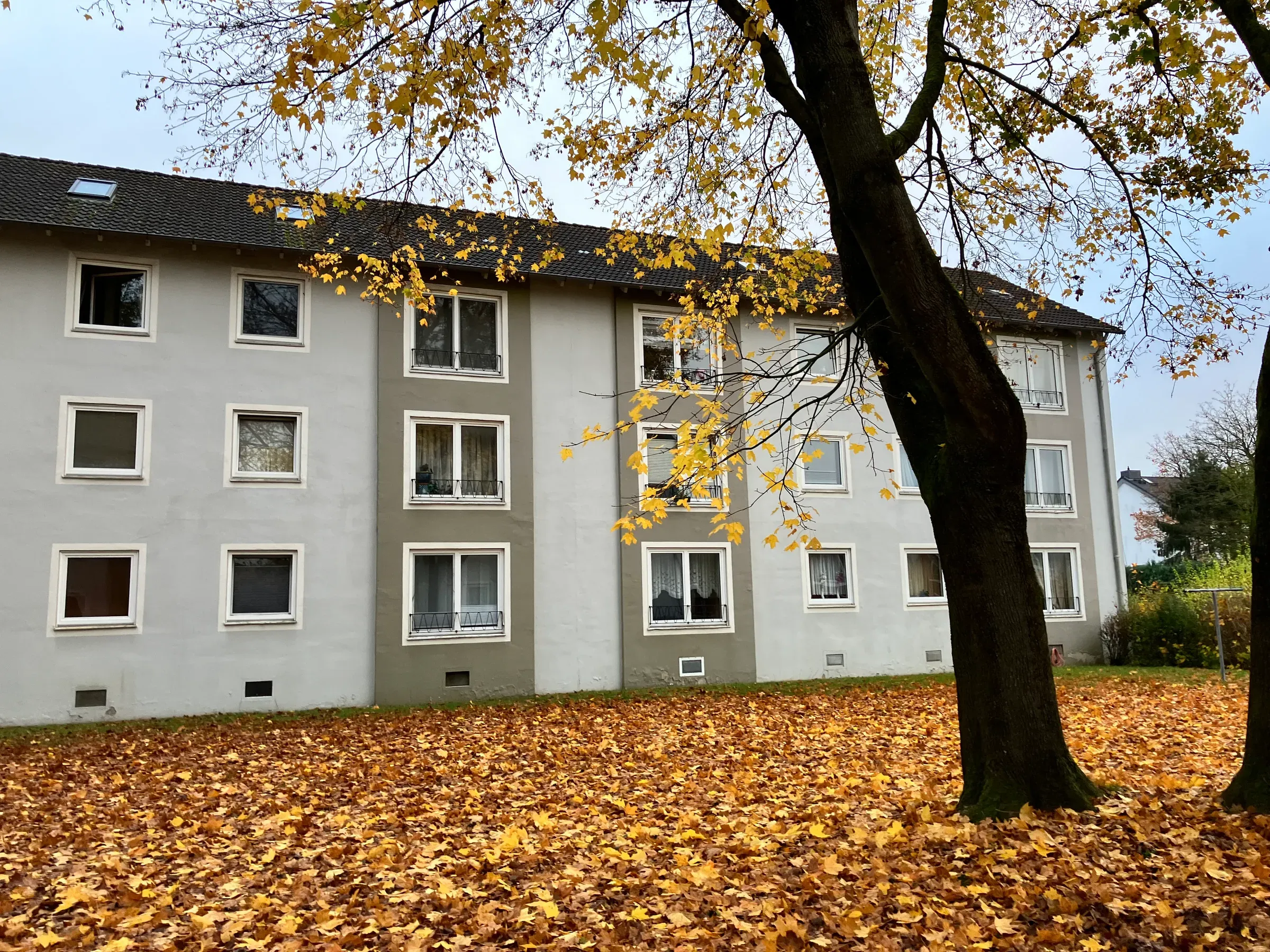 Mehrfamilienhaus im Bestand vor der seriellen Sanierung
